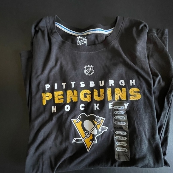 NHL Pittsburgh Penguins Hockey boys XL team spirit Stanley Cup Puck ice rink - Picture 4 of 8